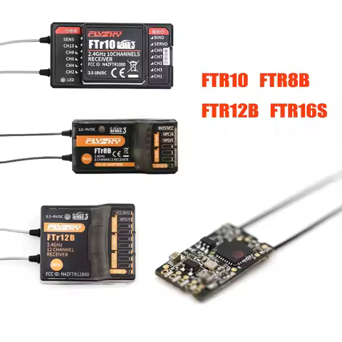 FlySky FTR10 FTR8B FTR12B FTR16S PPM/BUS/ iBUS Receiver 2.4G AFHDS3 Receiver for FlySky PL18 FPV Rac