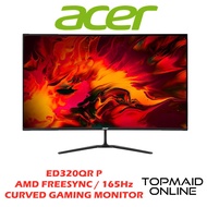 Acer ED320QR P FHD/ 5MS/ AMD FREESYNC/ 165HZ Gaming Curved Monitor
