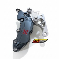 JUPITER Z BRAKE PACKAGE KTC KYTA KYTACO 4 PISTON 4P GREY CALIPER + JUPITER Z CALIPER BRACKET 260 300