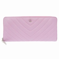 全新 Kate Spade Amelia 超薄長皮夾 Spade PWRU7121 紫色真皮長版皮夾 1660 [二手] Kate Spade