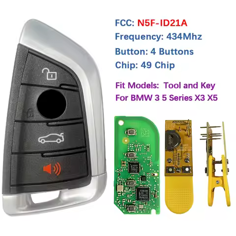 CNP231 BDC3 Programmer Compatible N5F-ID21A Smart Key 434MHz 49 Chip Universal Programming Tool For 