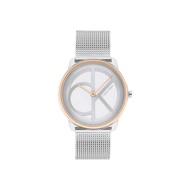 Calvin Klein CK Iconic Unisex Watch Stainless Steel Strap  -  Silver White Dial 25200033