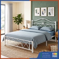 HI SEASON Metal Queen Bed Frame/Queen Bed Katil Besi/Heavy Duty Sturdy Durable Minimalist Bed Base W