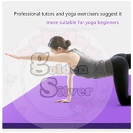 🤩GO-Style🤩10mm Thick NBR Yoga Mat anti slip training mat workout mat For Gym Home Fitness exercise w