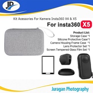 Insta360 X4 & X5 Tempered Glass Camera Accessory Kit-Hand Bag-Base For Insta 360 X4/X5