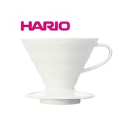 南美龐老爹咖啡 HARIO玻璃王 V60 VDC-02W 錐型陶瓷濾杯+100入日本製錐型漂紙 1~4人份 日本製 有田燒