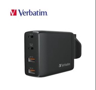 ✅ 行貨|多區門市交收 Verbatim 威寶 4 Port 100W PD3.0 &amp; QC3.0 GaN USB快速充電器  黑色  66545