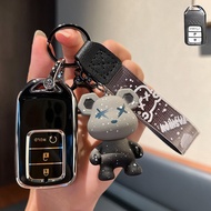 📢3ปุ่ม เคสกุญแจรถยนต์สำหรับ Honda เคสกุญแจรถ Honda Civic Hatchback Civic City พวงกุญแจรถ Honda