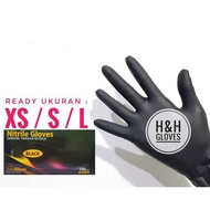 New Model Nitrile Safe Glove Black Rubber Gloves Safe Glove Black