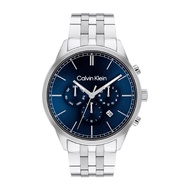Calvin Klein CK25200377 Infinite Men Blue Chronograph Stainless Steel Watch 44 mm.