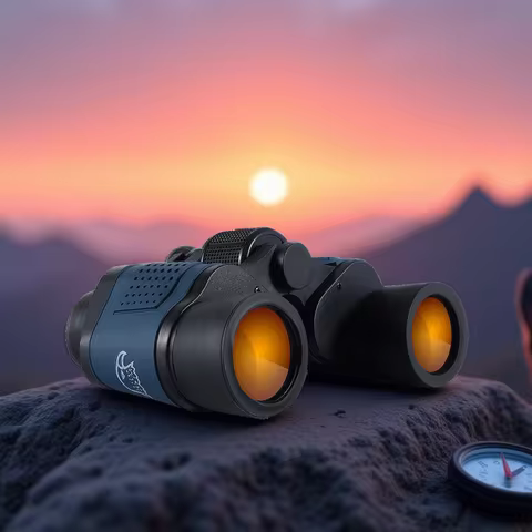 Camping Binoculars 60X60 Long Range 15000m HD High Power Telescope Tourism Binoculars Long Range Pow