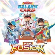 BoBoiBoy Galaxy Card : Pek Fusion (paket = 6 cards)