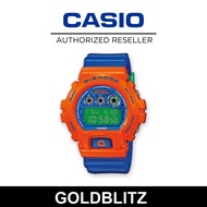 Casio G-Shock DW-6900SC-4 Blue-Orange Shock Resistant Resin Band Watch
