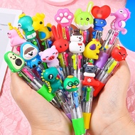 Creative Cartoon Four-Color Mini Ballpoint Pen Student Gift Reward Gift Kindergarten Gift Gift Class