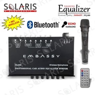 Parametric Equalizer Mobil Bluetooth Mic Wireles Embassy Eq-999 Preamp