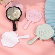 Cute Rose Shape Handheld Makeup Mirror DTonline GUONG_HOAHONG