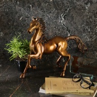 HORSE SHOWPIECE - GOLDEN ( Heavy - Dimensions : Length: 12 inches (30 cm)  Width: 3 inches (7.5 cm) 