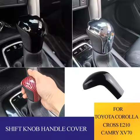 For Toyota Corolla Cross / Corolla E210 Camry XV70 2019 -2025 Car Gear Head Lever Shift Knob Handle 