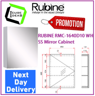 RUBINE RMC-1640D10 WH SS Mirror Cabinet / FREE EXPRESS DELIVERY