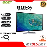 Acer EB321HQ A / EB321HQA 31.5" IPS FHD Flicker-less Monitor (Vesa Mount)