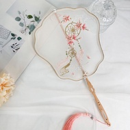 Antique Embroidered Fan Chinese Style Dance Fan