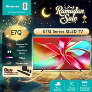 [Free Install] Hisense 55-85 inch 4K Quantum Dot ULED AI TV E7Q- QLED / Dolby Vision Atmos / HDR10 /