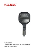 ABS SQUARE 3 BUTTON HAND SHOWER - GUNMETAL (WTK-SHH78)