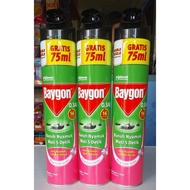 Baygon Aerosol Flower Garden 600ML+75ML | Baygon Obat Nyamuk Semprot Paling Ampuh