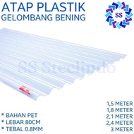 ATAP ASBES / GELOMBANG PLASTIK BENING TEBAL (PET 08)
