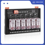 DBM.HOME-DC 24V Relay Module 6 Channel SPDT Switch Module with Isolated Optocoupler DIN Rail Mount P