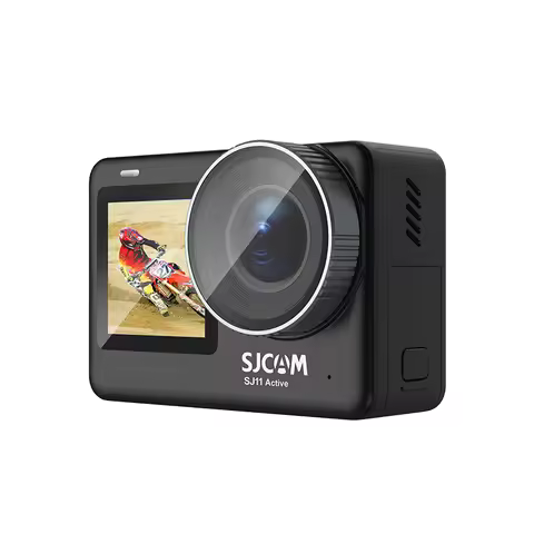 SJCAM SJ11 Active 4K Metal Body Action Camera | OIS+EIS Stabilization | 98FT Waterproof | Dual Scree