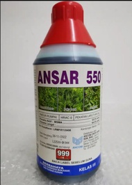 1L ANCOM ANSAR 550 MSMA 35.5% Racun Rumput Sentuhan / Racun Rumput Degil / Racun Rumput Cepat Mati /