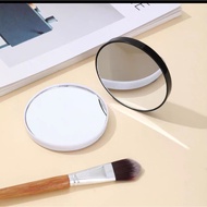 3 times suction cup magnification dressing table makeup mirror portable small mirror HD simple and c