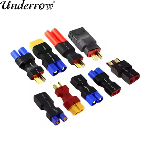 New Adapter XT60 to XT90 EC5 EC3 T Deans XT30U Female Male Connectors 4.0mm Banana Plug RC Lipo Batt