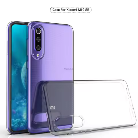 Clear Case for Xiaomi Mi 9 SE Transparent TPU Shockproof Phone Case Xiaomi Mi9 SE Protection Cover