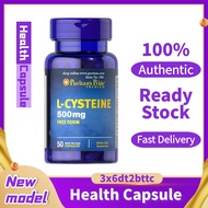 Puritan's Pride Diimport dari Amerika Syarikat Cysteine ​​​​L-Cysteine ​​​​500mg 500 kapsul L-Cystei