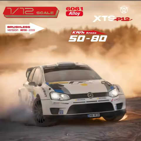 1/12 rc rally XTS-P12 brushless car drift rc car 80kmh rc4wd 4x4 Professional Simulation Model remot