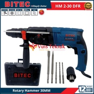 BITEC HM 2-30 DFR Mesin Bor Beton Rotary Hammer 30mm 830Watt SDS Plus HM2-30DFR