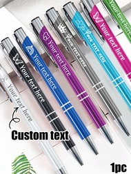 1-320Pcs Custom Engraving Text Ballpoint Pens, Back To School Supplies For Kids, Personalized Icon G