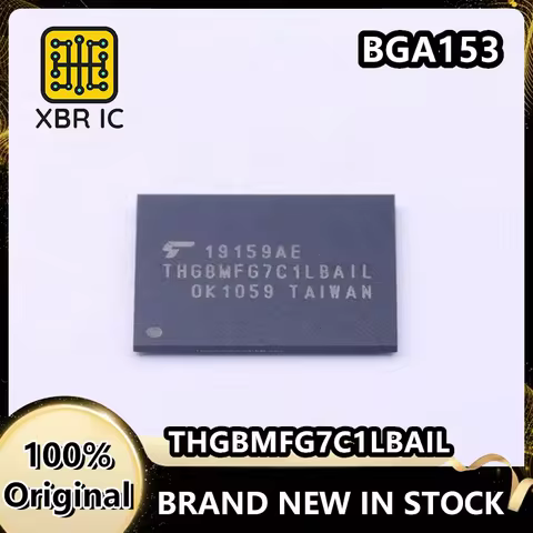 (1/10 pieces) THGBMFG7C1LBAIL package BGA153 ball 16GB font 5.0 version memory particle emmc chip or
