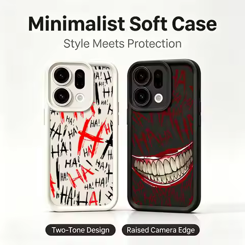 Funny Smiling Face J-Joker Shockproof Phone Case For OPPO A6 A5X A6X A16 A17 A54 A57 A60 A73 A77 A79