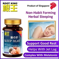 Root King Sleep Tight Root King SleepsのGood 80 softgels, Regulate sleep cycle, melatonin Melatonin Q