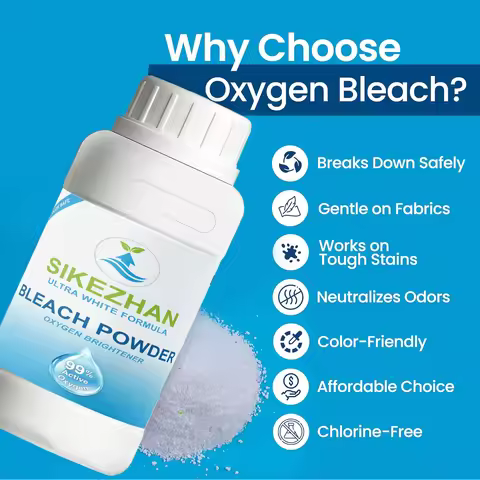 99% Pure Sodium Percarbonate Powder–Chlorine-Free Oxygen Bleach.Color-Safe Laundry Stain Remover,Whi