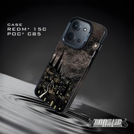 HP Redmi 15C Case - poco C85 Casing Premium Matte Softcase Hybrid IMD Plate Hologram - AESTHETIC Mot