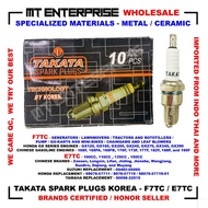 BUY 10 FREE 1 - TAKATA KOREA PLUG - F7TC / E7TC  - 1 PC HONDA YAMAHA SUZUKI