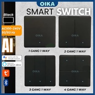 ORITZ Imitos AI Smart Tuya Wall Switch 1 Gang 2 Gang 3 Gang 4 Gang | Bluetooth WiFi App Control Voic