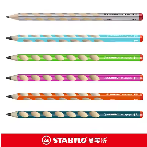 1 Pc Stabilo EasyGraph Pencils HB Right Handed Ideal Grip Child stabilo pen 322 Pupils thick shaft W