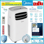 Midea 1.0hp Portable Air Conditioner MPF-09CRN1 ((ionizer)) Portable Aircond with Wireless Remote Controller