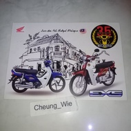 Honda EX5 Malaysia Brochure Poster 35th Edition Boon Siew Honda Malaysia Anniversary