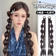Bubble Braids Twist Braids Wig Braids Double Ponytail Bubble Boxing Braids Hair Dopamine Twist Braid